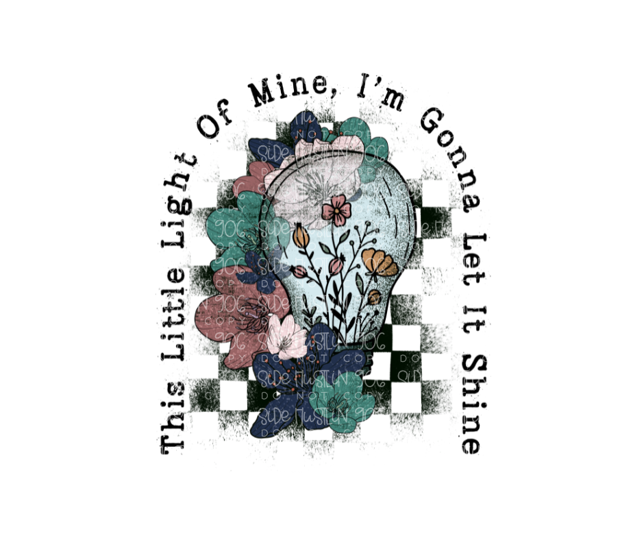 This little Light of Mine-Ready to Press Transfer