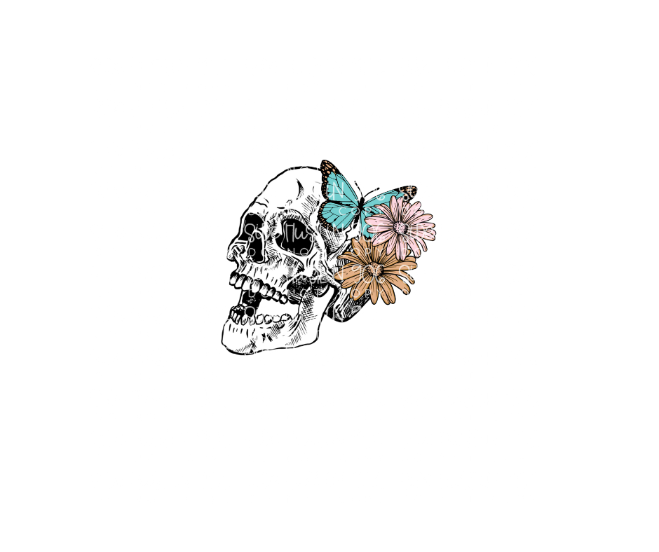 Flowers grow from Dark moments -Ready to Press Transfer