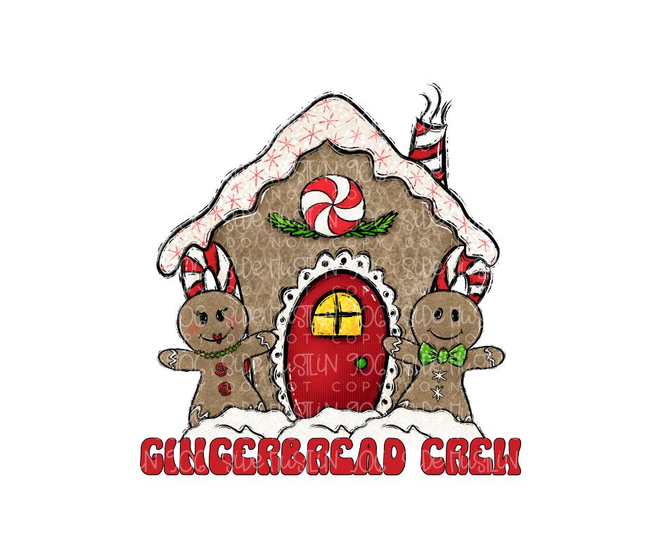 Gingerbread C r e w-Ready to Press Transfer