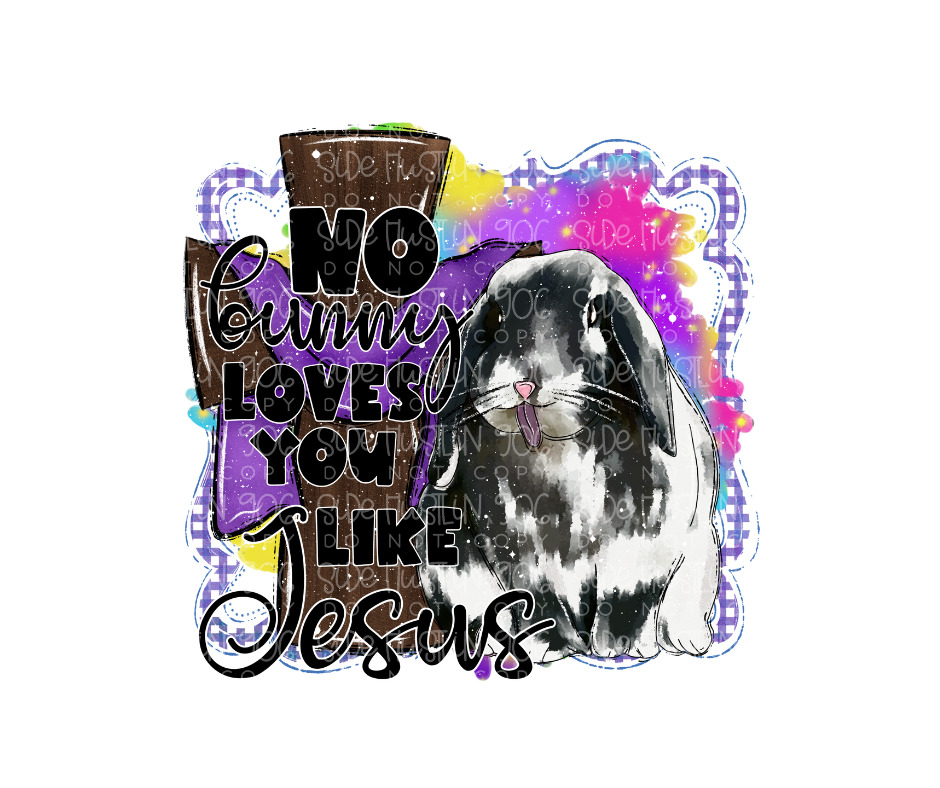 No Bunny loves You like Jesus-Ready to Press Transfer