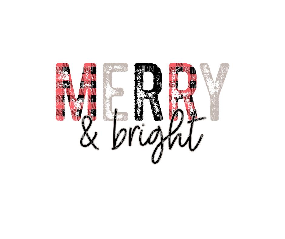 Merry & Bright-Ready to Press Transfer