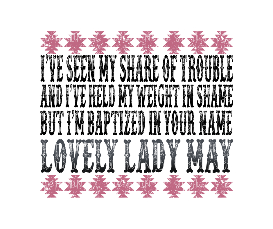 Lovey Lady may-Ready to Press Transfer