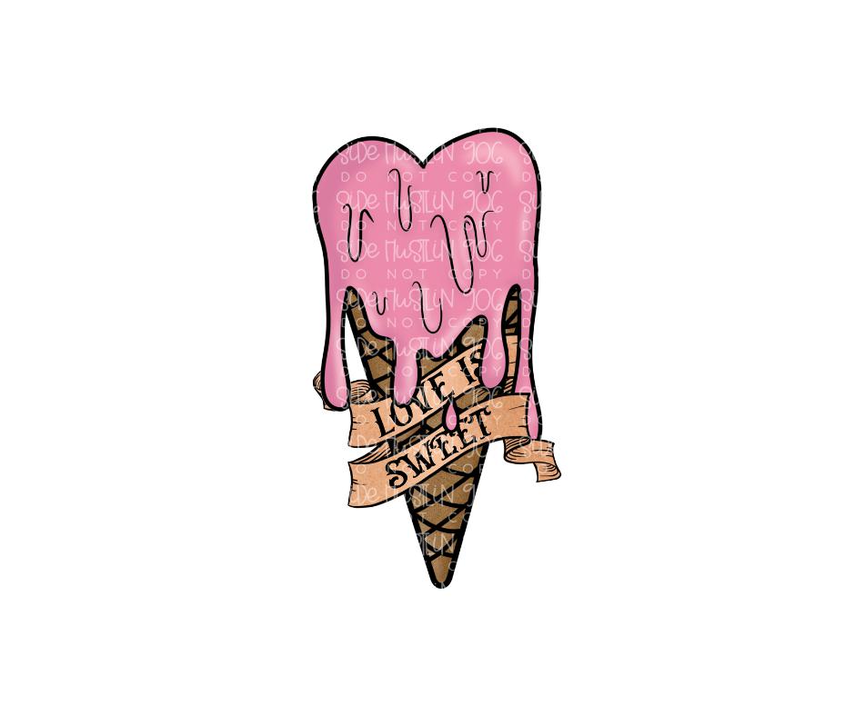 Love is Sweet-Ready to Press Transfer