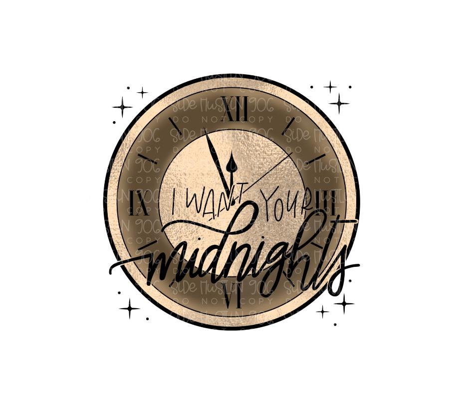I want your Midnights-Ready to Press Transfer