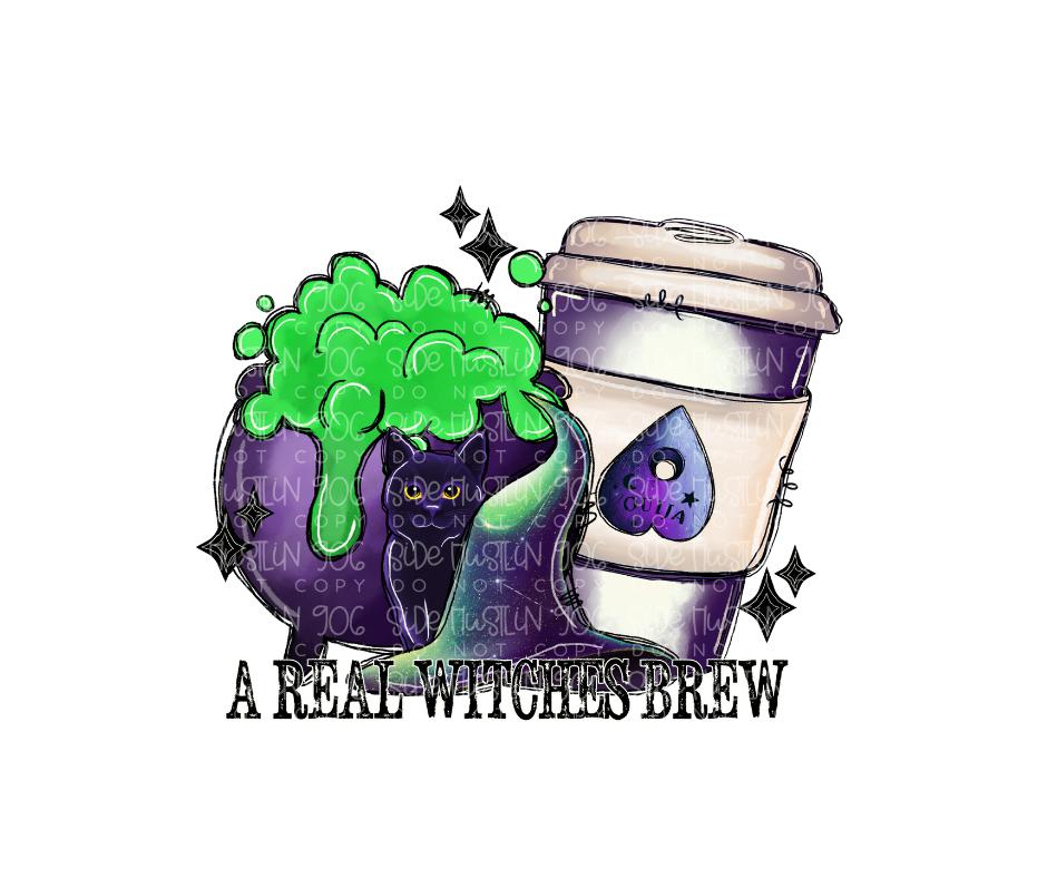 A real Witches Brew-Ready to Press Transfer