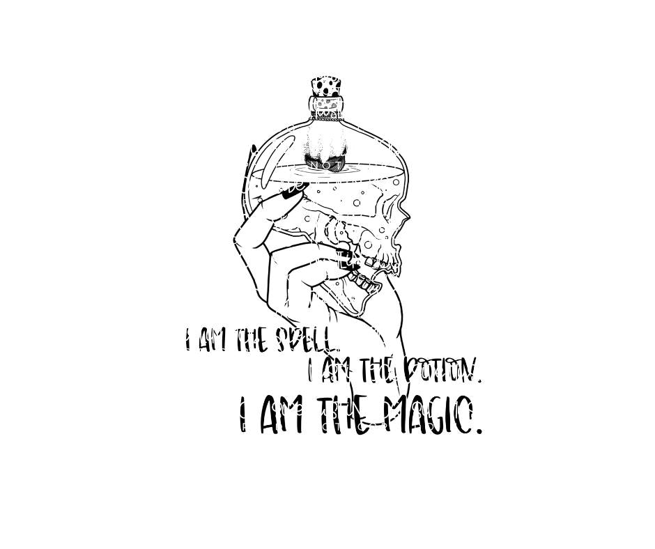 I am the Spell-Ready to Press Transfer