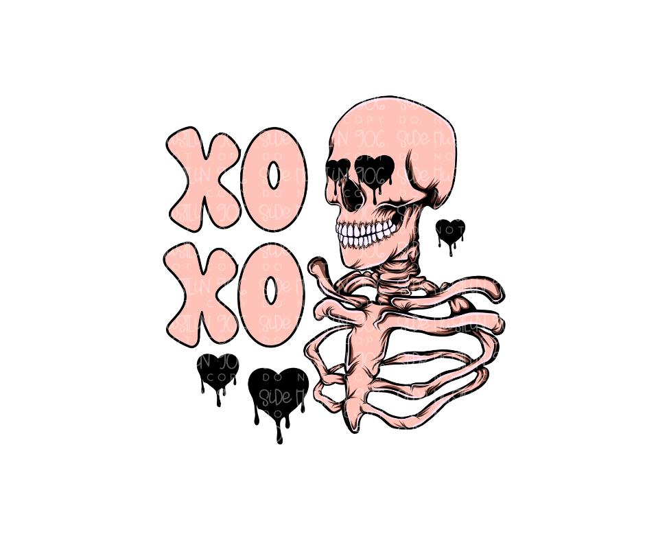 XOXO skellie-Ready to Press Transfer
