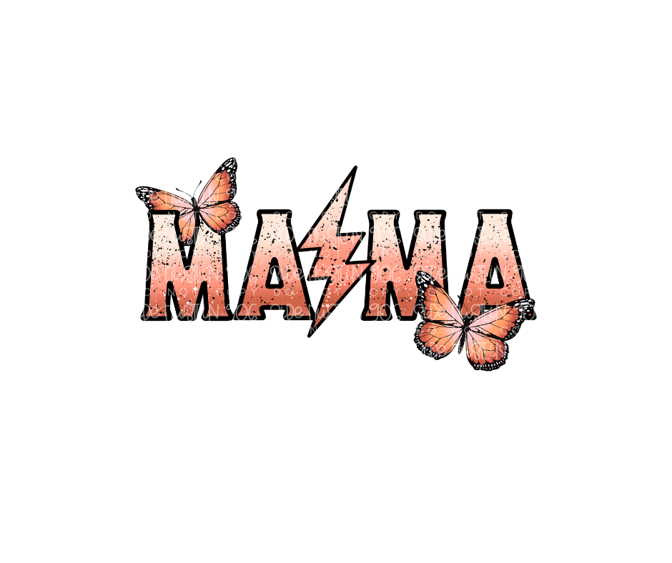 Mama butterfly-Ready to Press Transfer