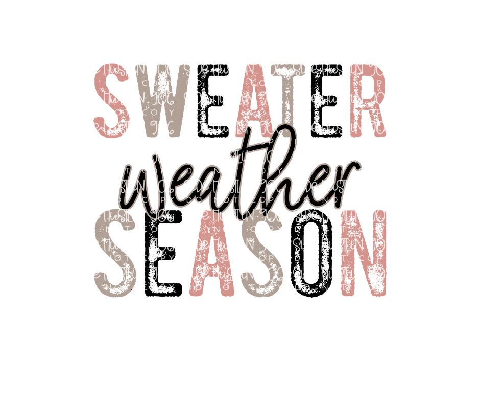 Sweater Weather Season-Ready to Press Transfer