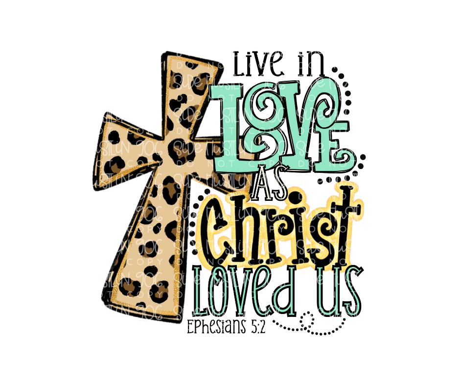 Live in Love-Ready to Press Transfer