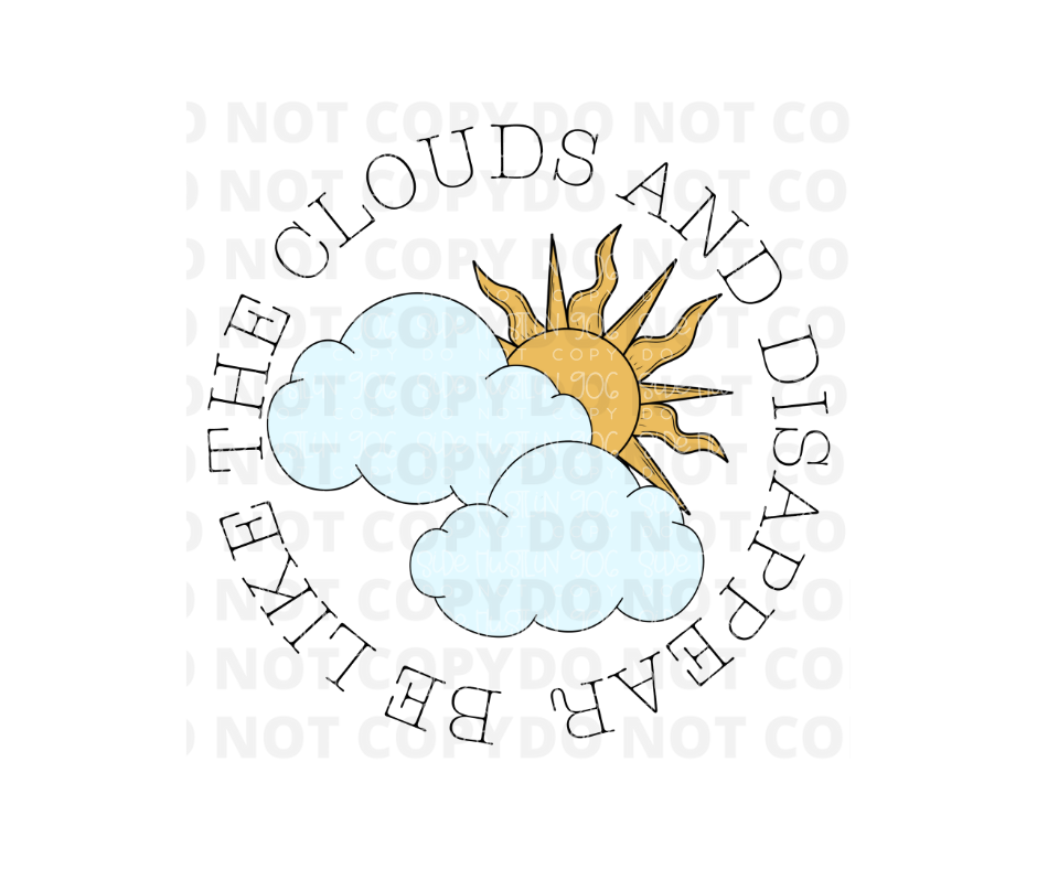 Be like the Clouds-Ready to Press Transfer