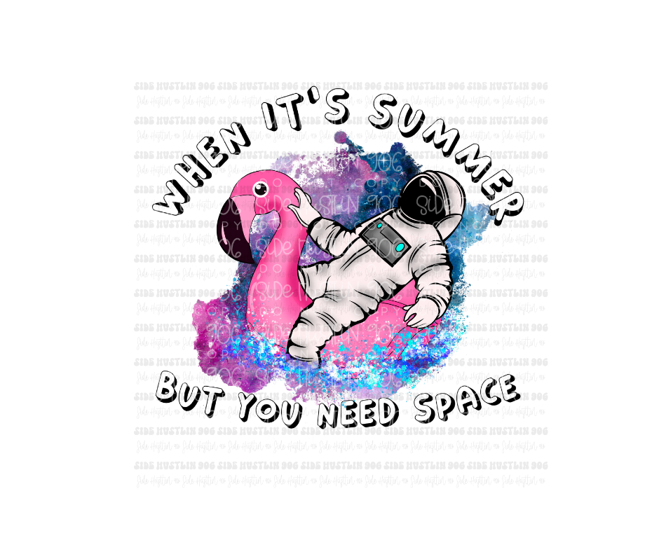 When it's Summer but You need Space-Ready to Press Transfer