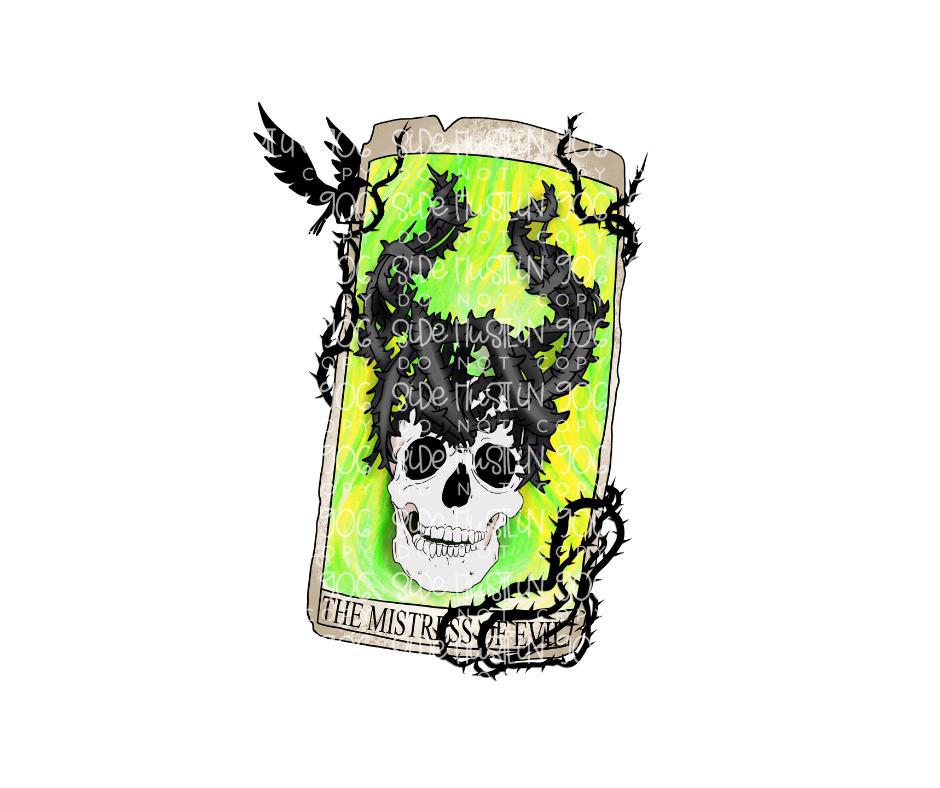 The Mistress of Evil card-Ready to Press Transfer