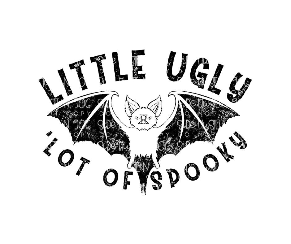 Little ugly Lot of Spooky-Ready to Press Transfer