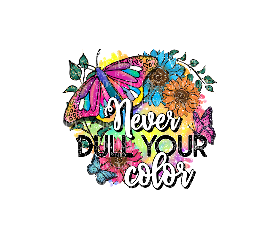 Never dull Your color-Ready to Press Transfer