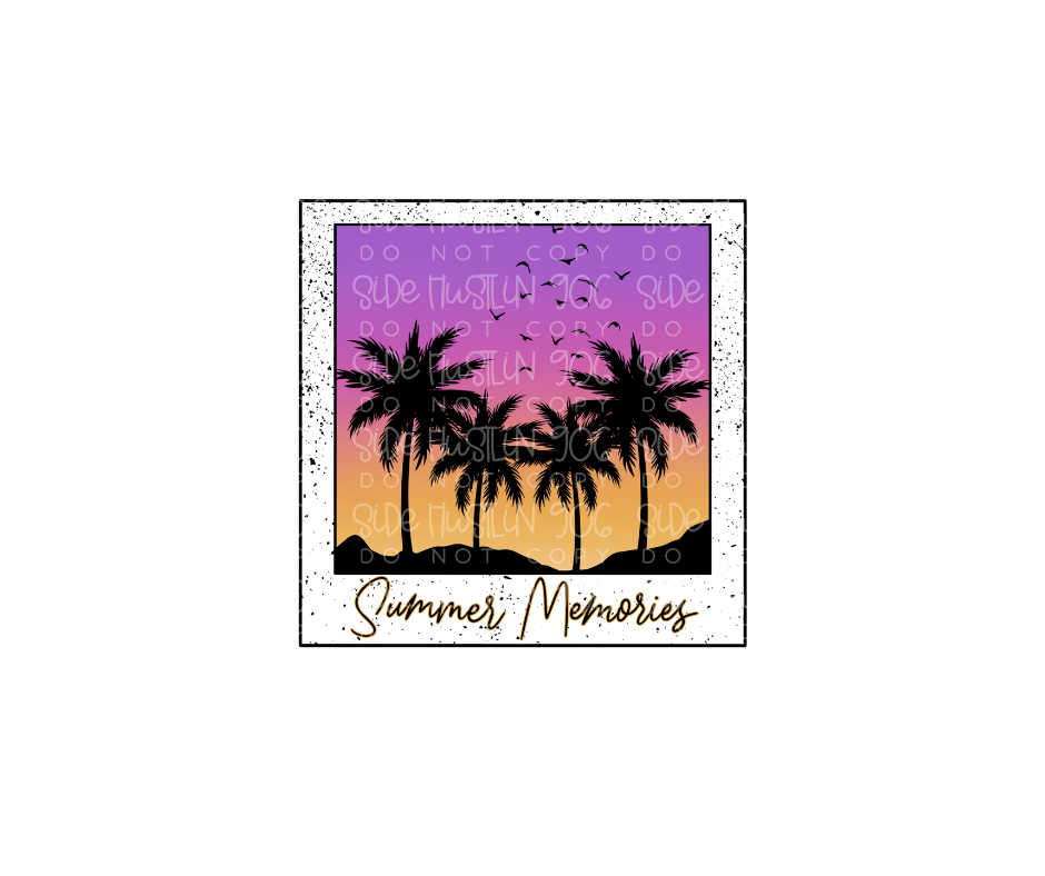 Summer Memories-Ready to Press Transfer