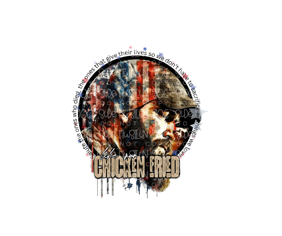 Chicken Fried-Ready to Press Transfer