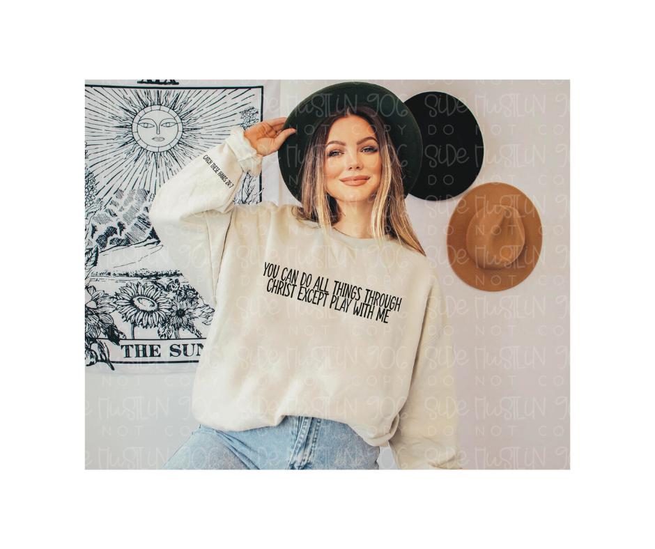 You can do all things through Christ-Ready to Press Transfer