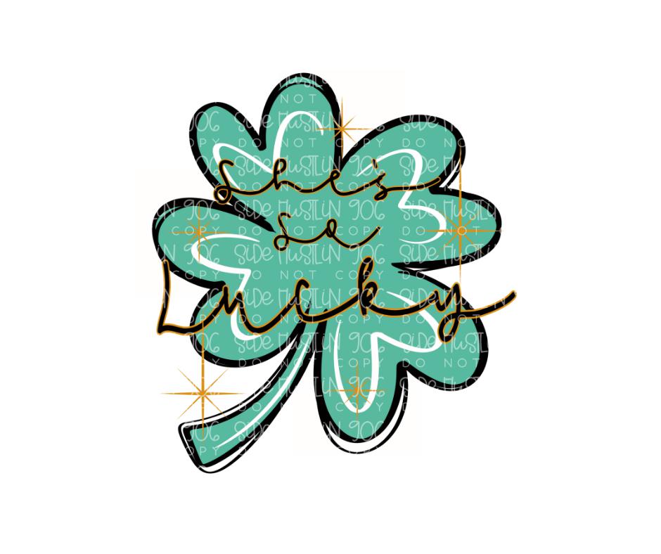 She's so Lucky-Ready to Press Transfer