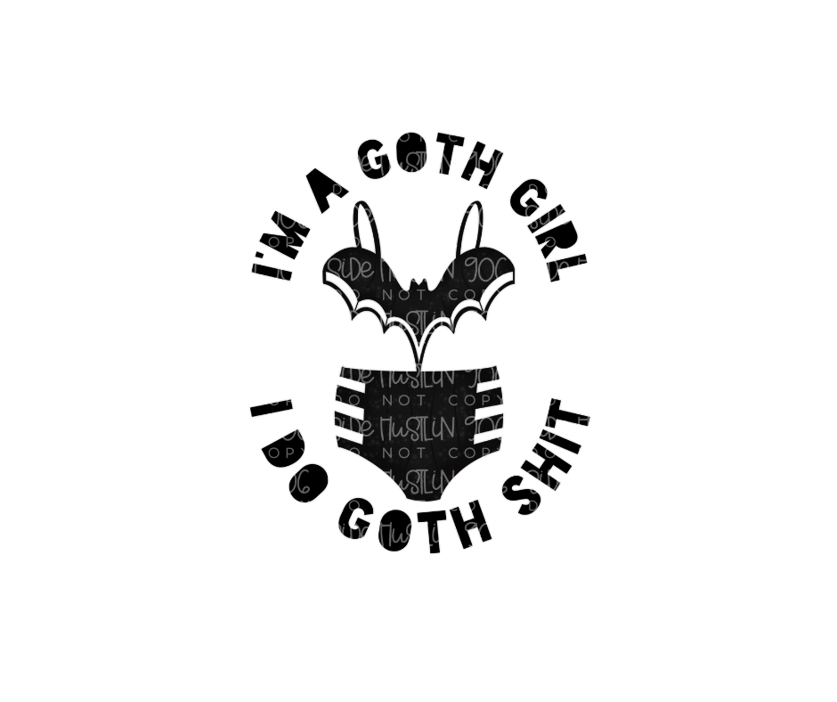 Goth Girl-Ready to Press Transfer