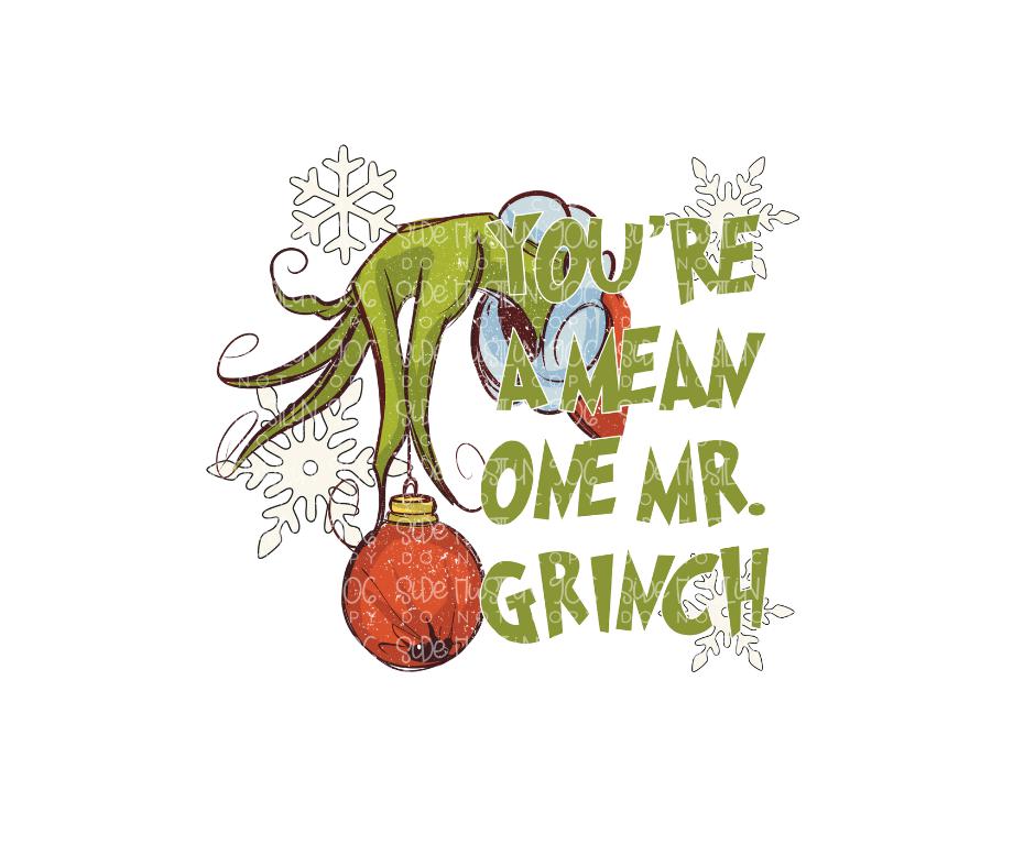 Hand with Christmas bulb-Ready to Press Transfer