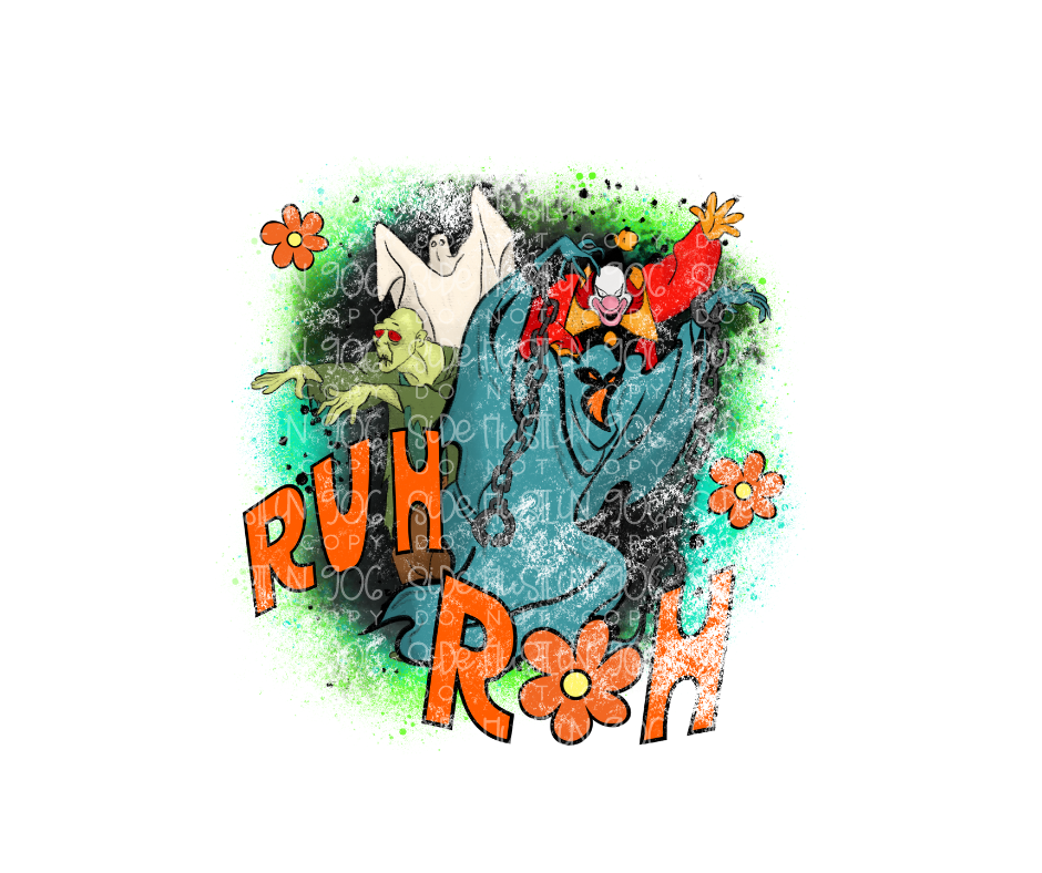 Ruh-Roh-Ready to Press Transfer