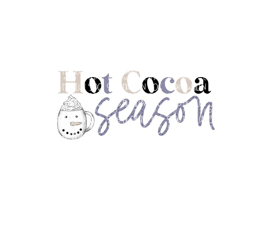 Hot Cocoa Season cup-Ready to Press Transfer