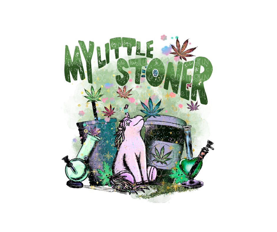 My little Stoner-Ready to Press Transfer