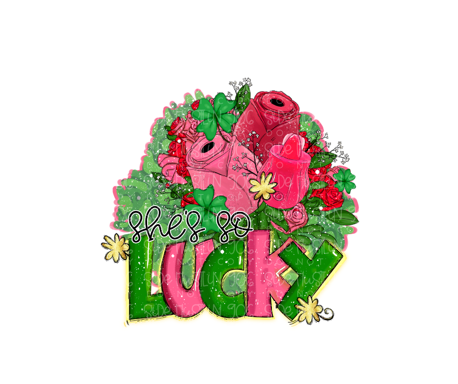 She's so Lucky-Ready to Press Transfer