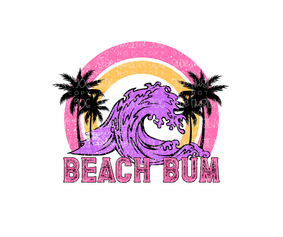 Beach Bum-Ready to Press Transfer