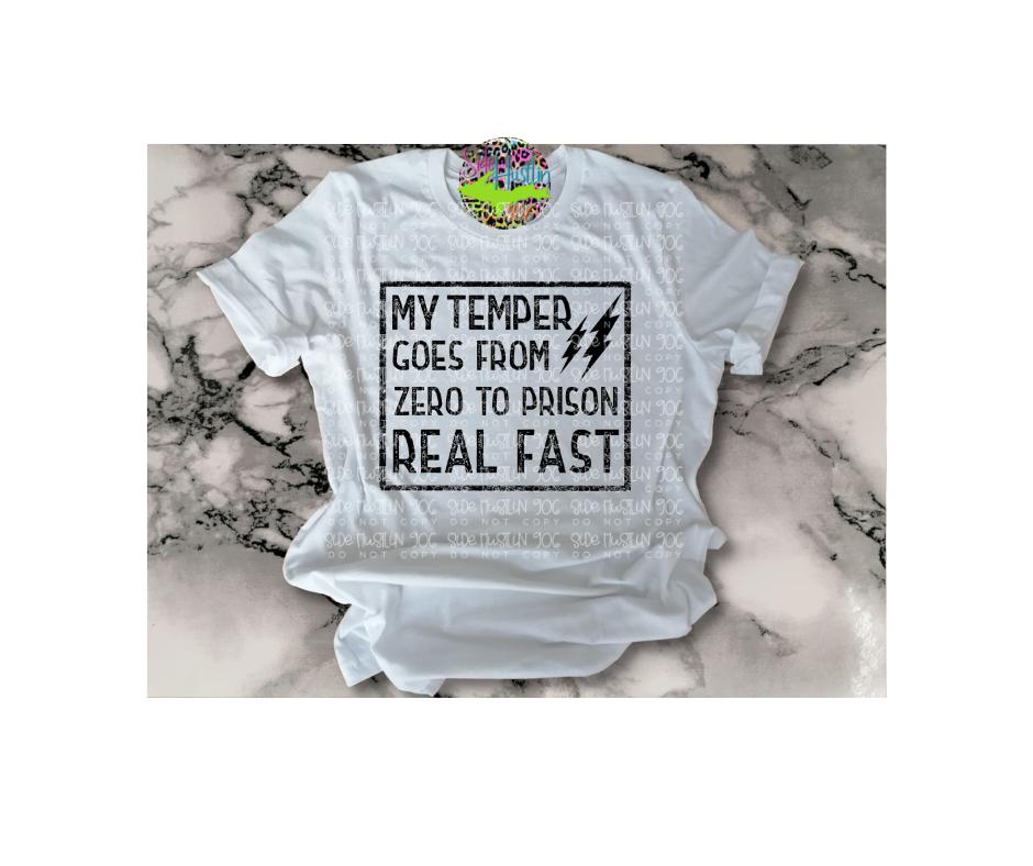 Zero to Prison Tie Dye Tee