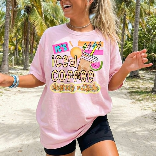 Iced Coffee Degrees-Ready to Press Transfer