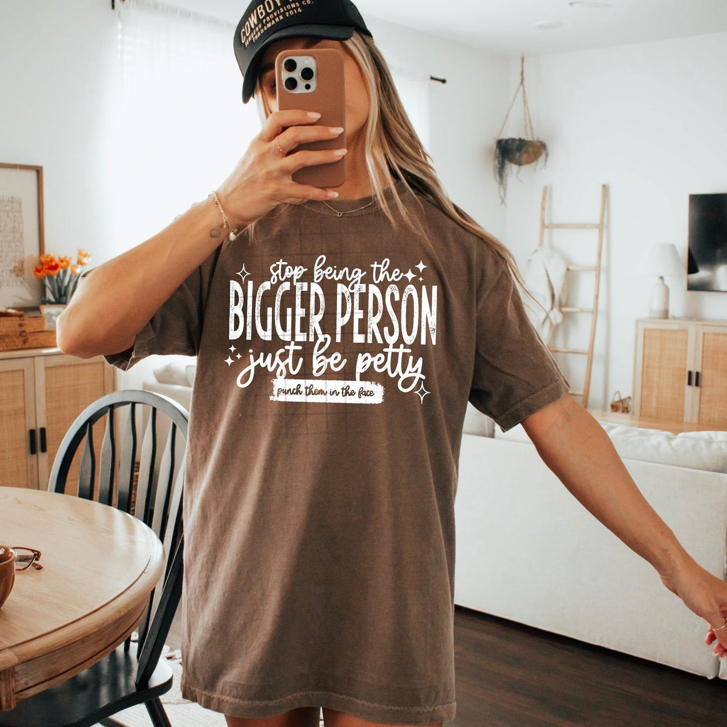 Stop Being the Bigger Person White-Ready to Press Transfer