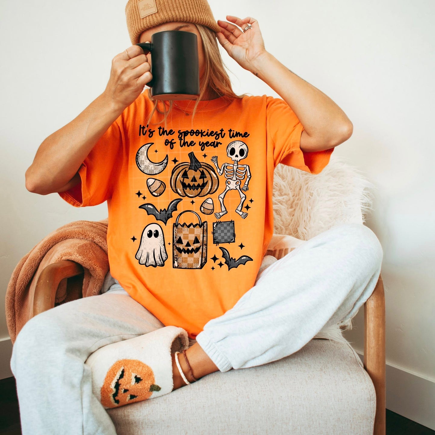 Spookiest Time of Year Black Words-Ready to Press Transfer