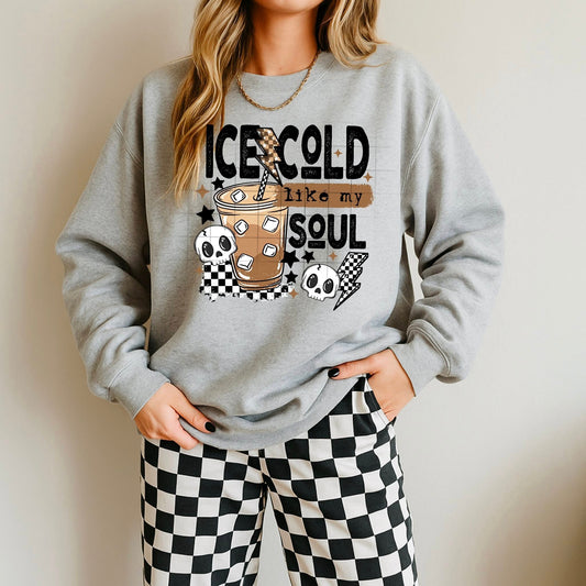 Ice Cold like My Soul Black-Ready to Press Transfer