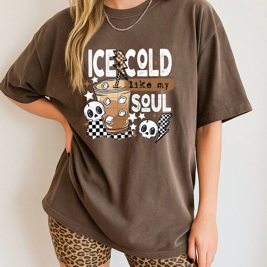 Ice Cold like My Soul White-Ready to Press Transfer