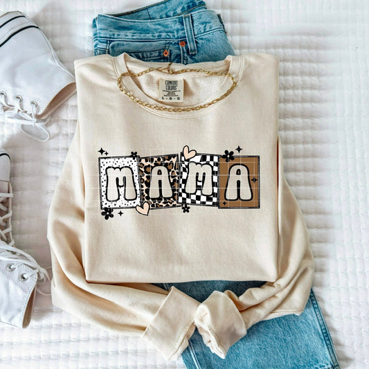 Mama Blocks-Ready to Press Transfer