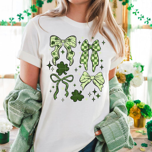 Lucky Bows-Ready to Press Transfer