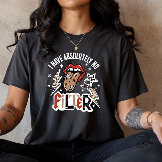 Absolutely No Filter White-Ready to Press Transfer