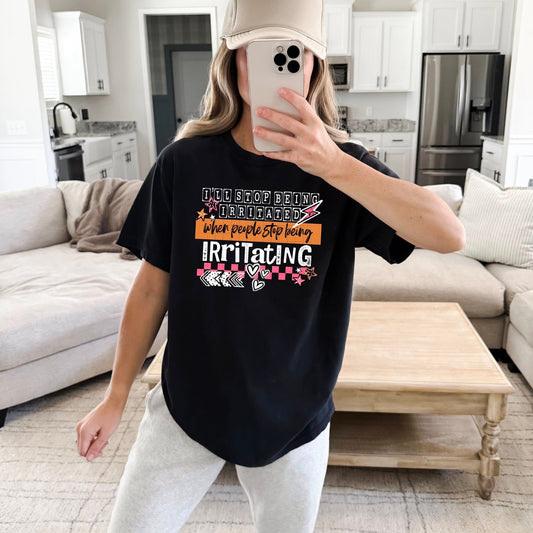 Irritated White-Ready to Press Transfer