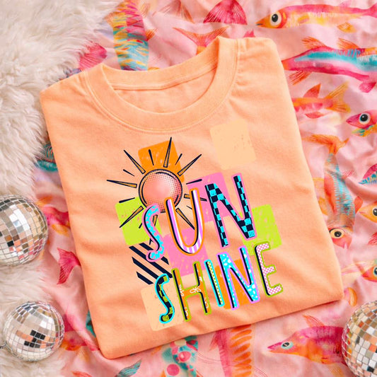 Sunshine Checker-Ready to Press Transfer
