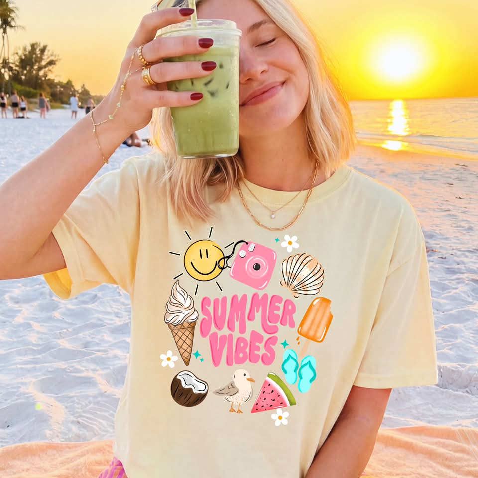 Summer Vibes-Ready to Press Transfer