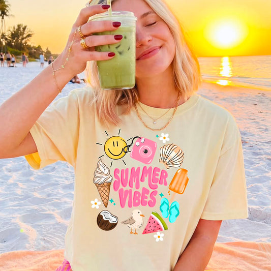 Summer Vibes-Ready to Press Transfer
