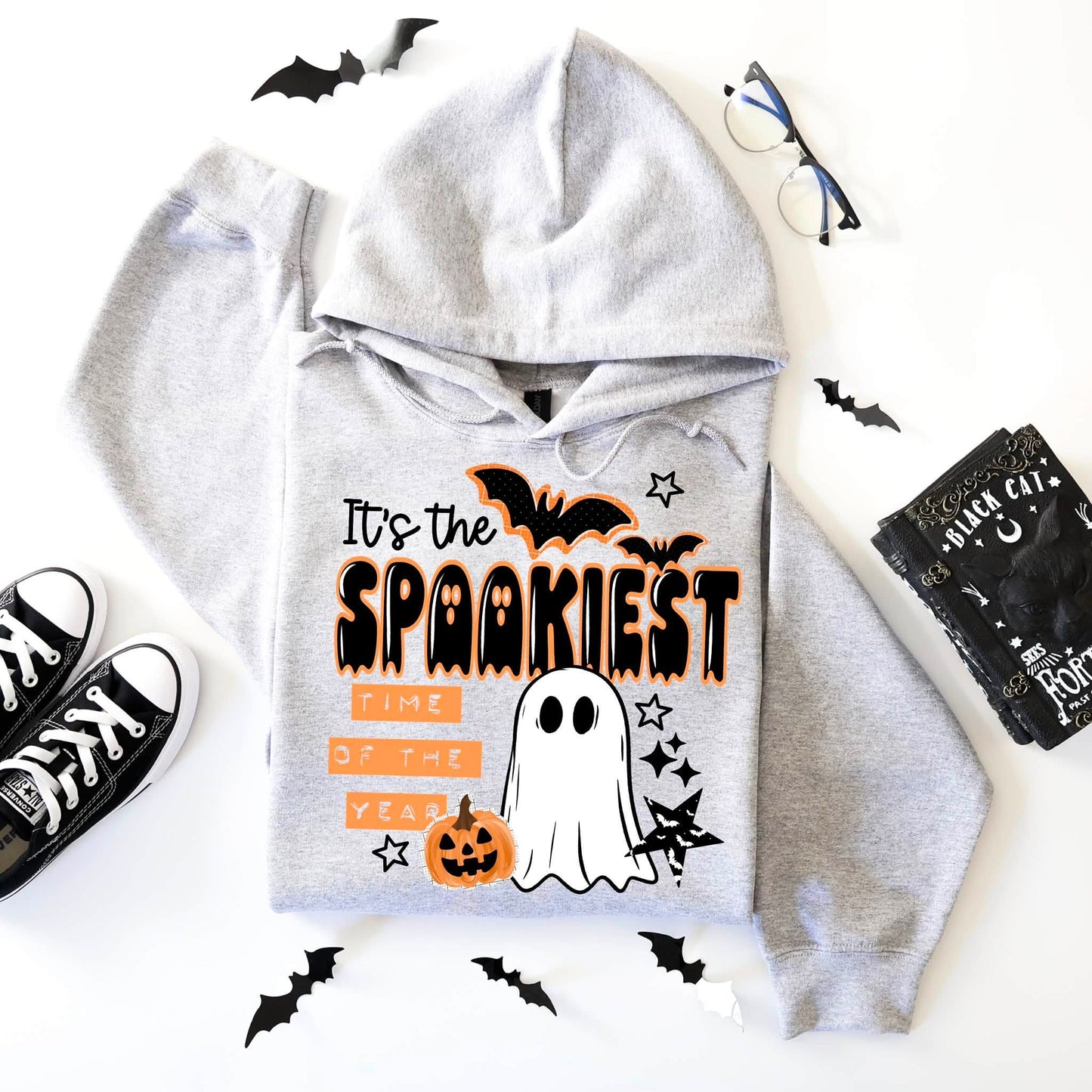 Spookiest Time of Year Black-Ready to Press Transfer