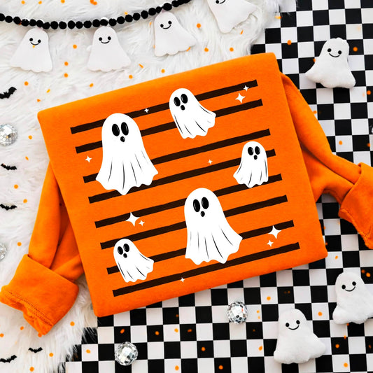 Ghost Stripe-Ready to Press Transfer
