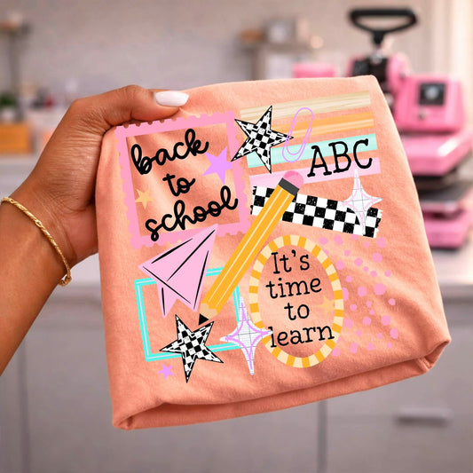 Back to School Frames-Ready to Press Transfer