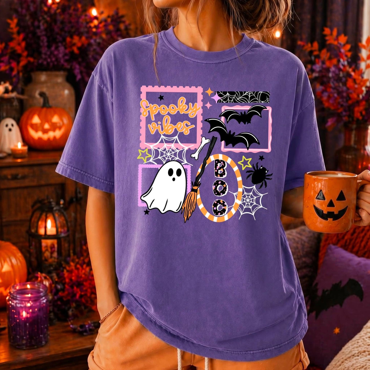 Spooky Vibes Stamps-Ready to Press Transfer