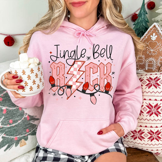 Jingle Bell Rock Pink Red-Ready to Press Transfer