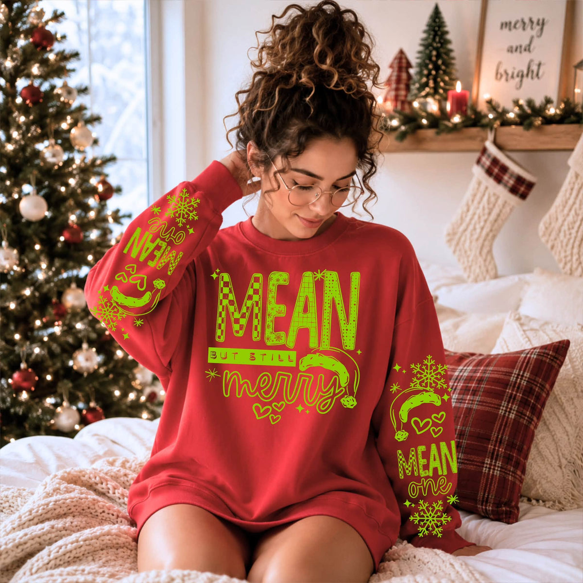 Mean Merry Green-Ready to Press Transfer