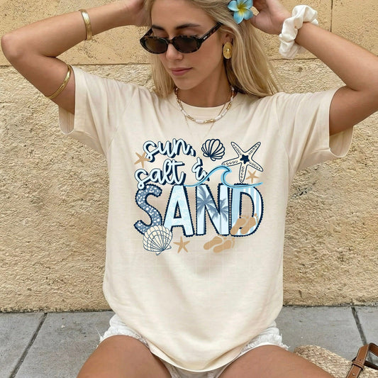 Sun Salt Sand-Ready to Press Transfer